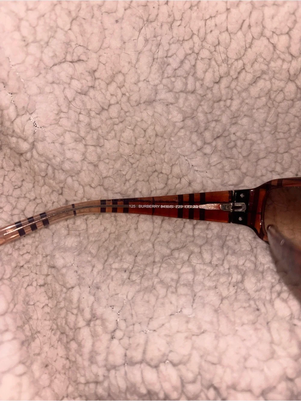Burberry BE4393 8439/13 Havana Check Brown Gradient Sunglasses Italy